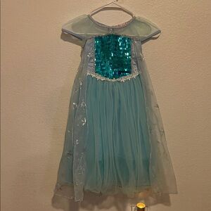Kids Blue Princess Costume Dress